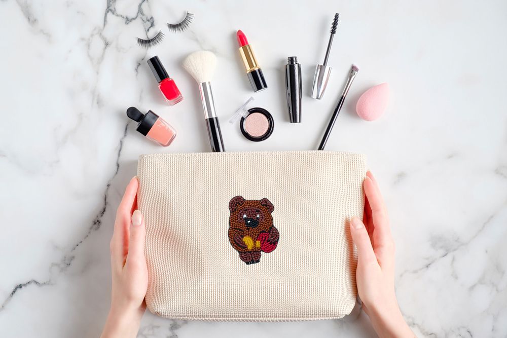 Набор для вышивания бисером Klart CMF-10-048, Брошь. Винни Пух, 5х7 см