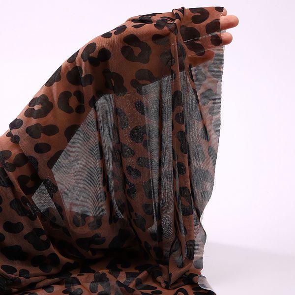 Сетка бельевая эластичная 100 г/м², шир.160 см / 3 метра, принт Ягуар /SZ025816.08/