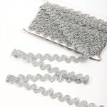 Тесьма отделочная 20 мм / 13.71 метров, TBY 901 цв.серебро