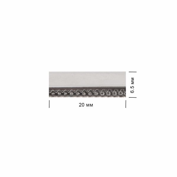 Наконечник-зажим 20х6.5 мм, 20 шт, металл, 04 никель, Gamma CGH-20