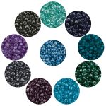 Набор бисера 11/0 ассорти №8 в тубе, 10 цветов, Astra&Craft