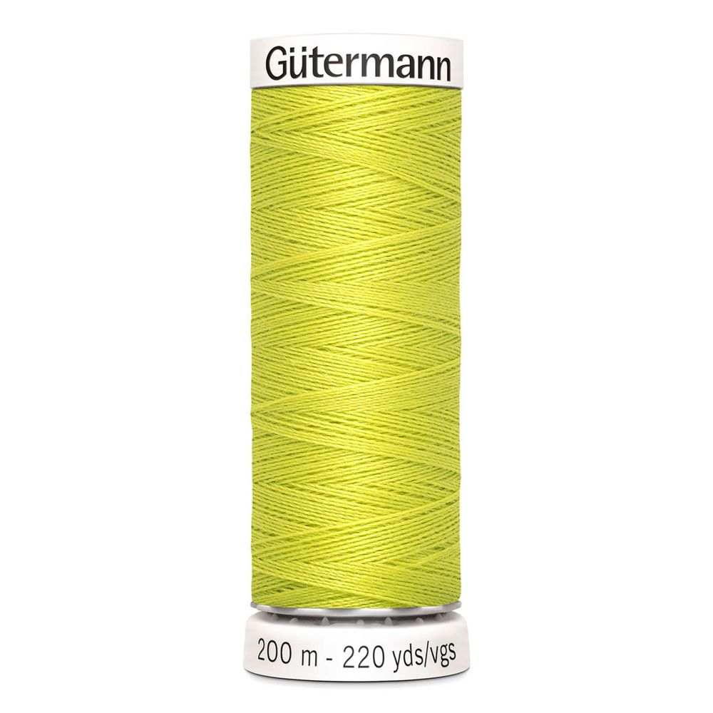 Нитки универсальные Gutermann Sew-all, 200м, 334 желто-зеленый