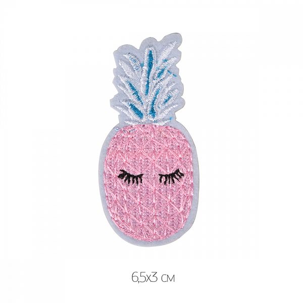 Термоаппликация Ананас 6,5см, 10 шт