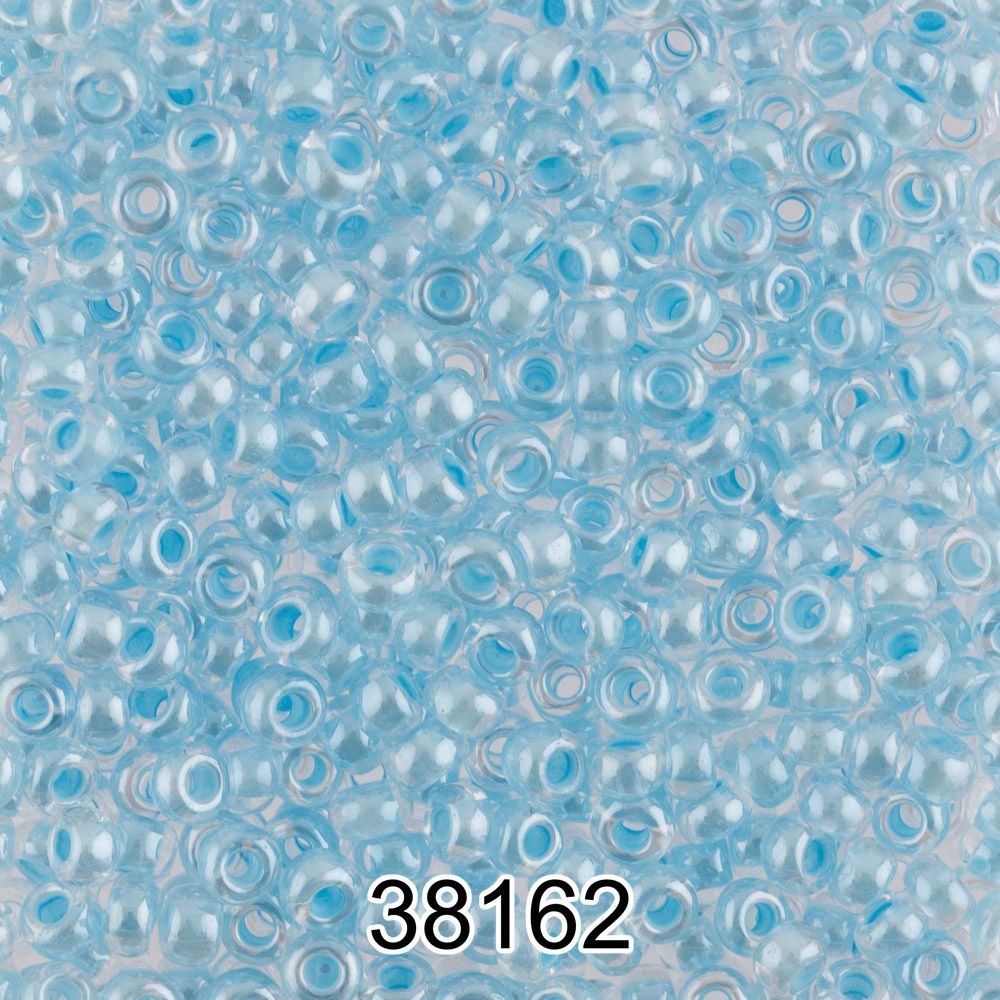 Бисер Preciosa круглый 10/0, 2.3 мм, 500 г, 38162 (Ф513) св.голубой