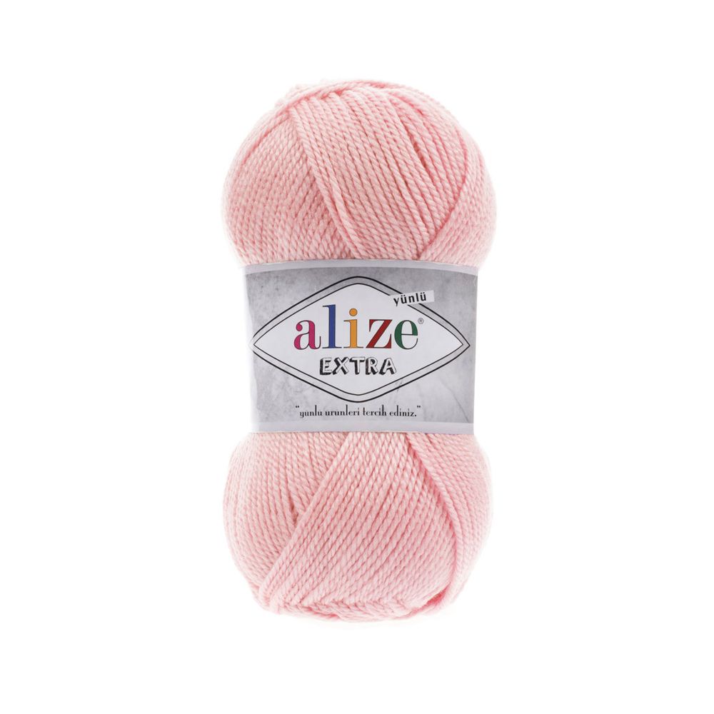 Пряжа Alize (Ализе) Extra / уп.5 мот. по 100 г, 220 м, 161 пудра