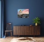 Алмазная (кристальная) мозаика Фрея ALPD-093, на подрамнике Храм Христа Спасителя, 40х30 см