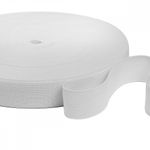 Резинка вязаная 30.0 мм / 40 метров, стандартная 3.9-4.3 г/п.м., белый