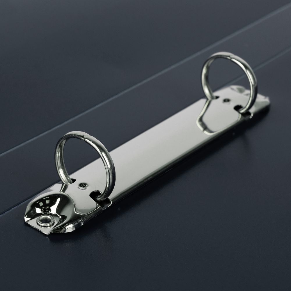 Папка на 2 О-кольцах A4 700 мкм 25 мм, 4 шт, d-20 мм, серый new EC211300115, Expert Complete