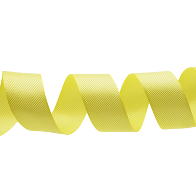 Лента декоративная ёлочка 40.0 мм / 20±1 метров, 82 желтый