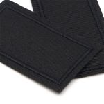 Термоаппликация прямоугольная, джинс, 65х35 мм (черный (black)), LA429, 2 шт