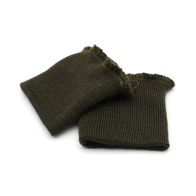 Манжеты трикотажные 6.0х7.0 см, 1 пара, тонкие малые 14 кл, 1х1, 954 оливковый
