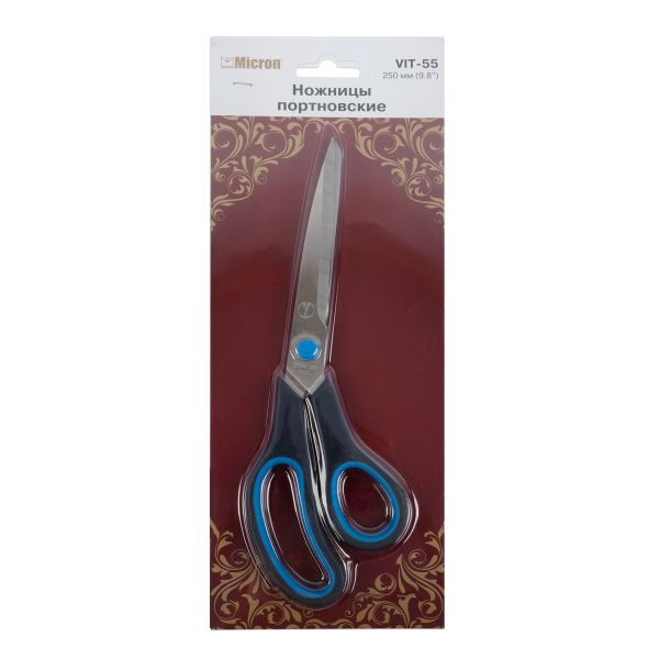 Ножницы закройные (портновские) 25 см, Micron, VIT-55 (G-301)