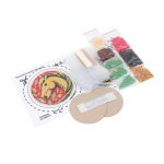 Набор для вышивания бисером Кроше (Радуга бисера) В714, Талисман Хохлома 8х8см