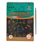 Набор для творчества Гравюра-блокнот 14х20 см, с рисунком, Hobbius GHPB-03