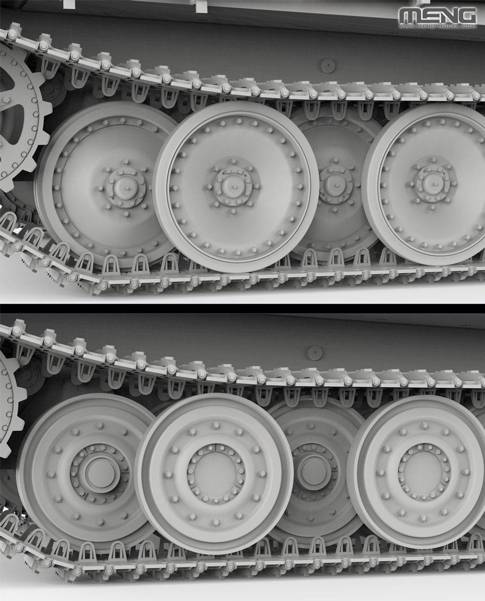 Модель сборная: танк, Sd.Kfz.171 Panther Ausf.G Late w/ FG1250 Active Infrared Night Vision System 1/35, Meng TS-054