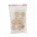 Пуговицы на ножке металлические 24L=15мм, С-MP37 цв.золото, 10 шт