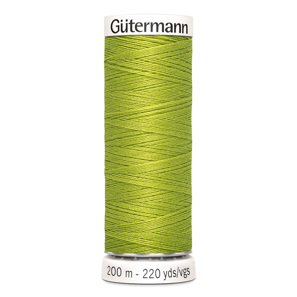 Нитки универсальные Gutermann Sew-all 100 (200 метров), 5 кат. | 616 люминесцентный лайм