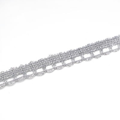 Тесьма 10 мм, 16м (серебро)