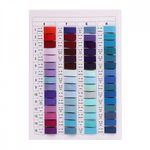 _02_ Карта цветов молний: молнии MaxZipper, палитра цветов F