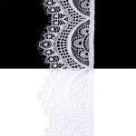 Кружево эластичное (стрейч) 60 мм / 3 метра, C501 белый