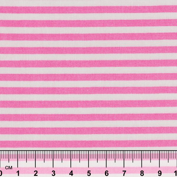 Ткань для пэчворка PEPPY БАБУШКИН СУНДУЧОК ФАСОВКА 100х112 см, 140±5 100% хлопок, БС-28 полоска ярко-розовый, Peppy БАБУШКИН СУНДУЧОК