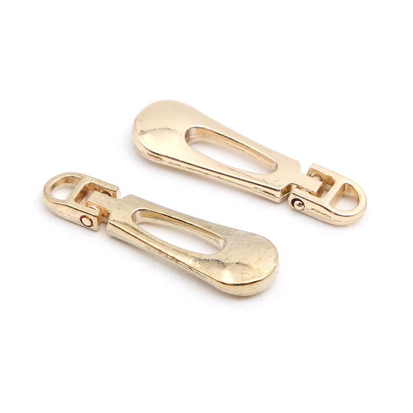 Пуллер для молнии металл 9х30мм, золото, 20 шт, ГП8188