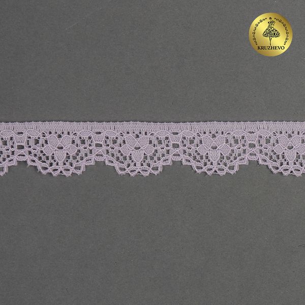 Кружево эластичное (стрейч) 8031 15мм цв.F165 нежная сирень, 50м, Kruzhevo
