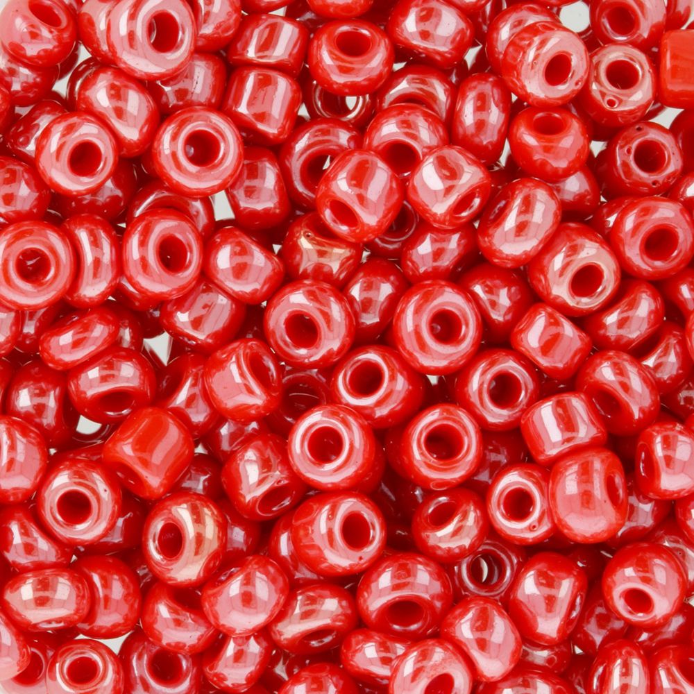 Бисер Zlatka 8/0 (2.9 мм), 100 г (10х10 г), №0125 красный, GR