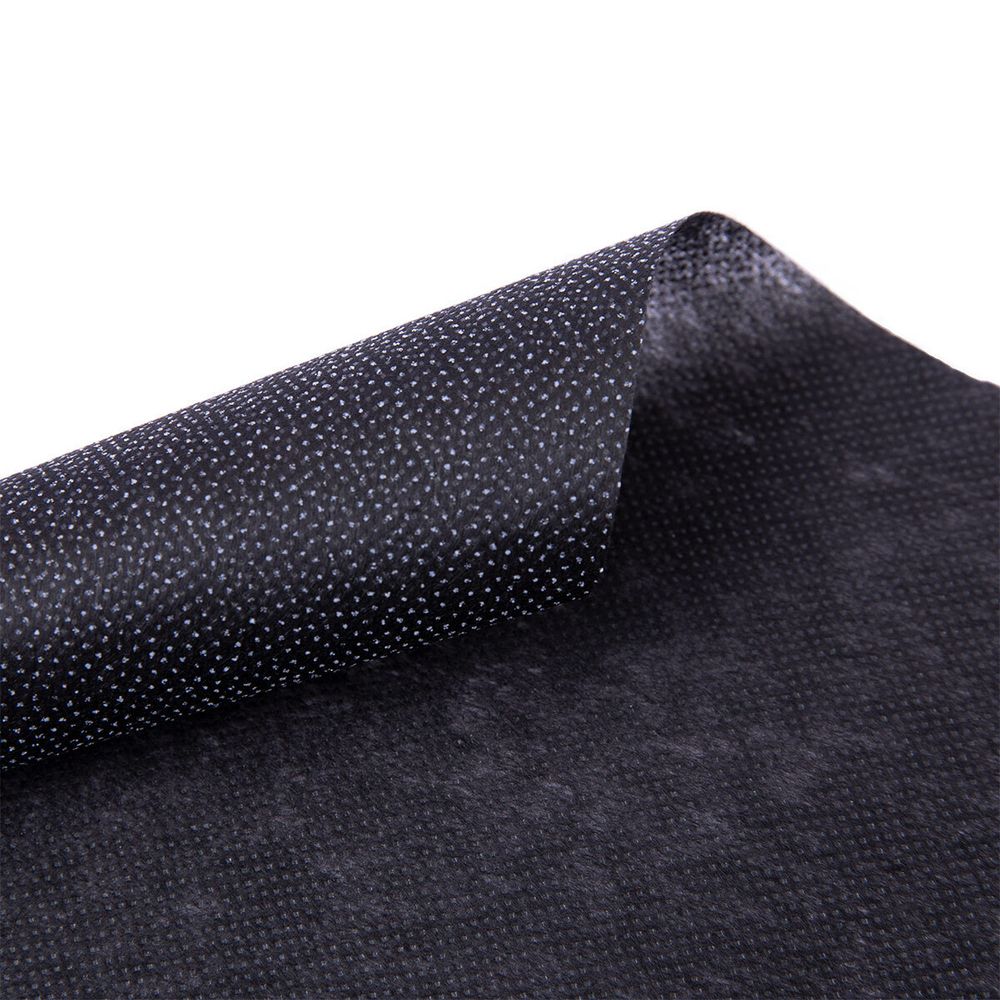 Флизелин клеевой точечный 42.5±2 г/м², (5 шт по 100х100 см), черный, Gamma G-835t