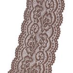 Кружево эластичное (стрейч) 100 мм / 13.71 метров, C072 шиншилла