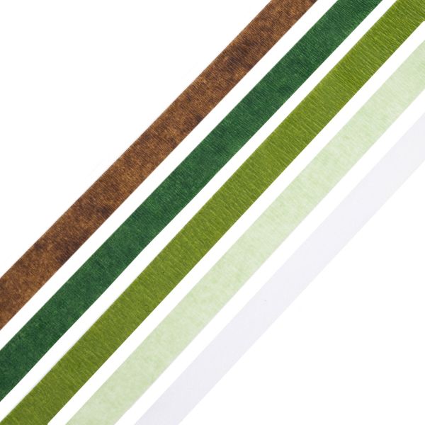 Тейп-лента флористическая 12 мм / 27 метров, набор 5 шт, QYF-001