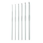 Набор крючков алюминий ⌀2-5 мм, мм 15 см, 6 шт, в чехле, 2.0; 2.5; 3.0; 3.5; 4.0; 5.0 мм, Gamma CHT-01