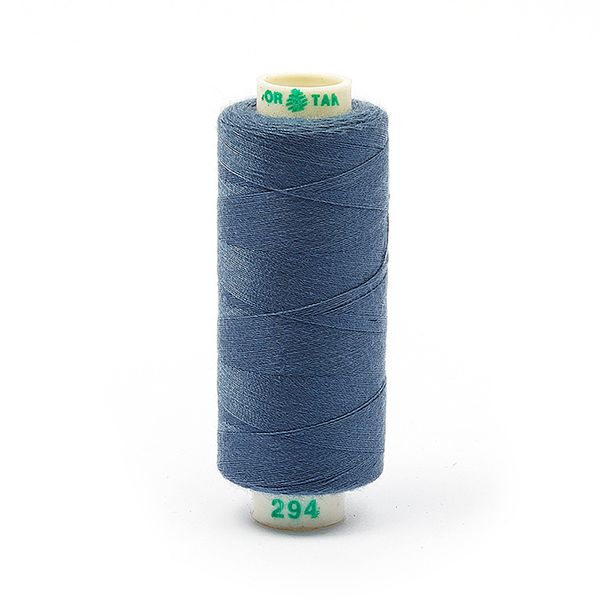 Нитки швейные бытовые Dor Tak 40/2, 366 м / 10 кат., 294 серый