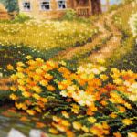 Набор для вышивания нитками Чудесная игла 110-331, Деревенский пруд, 40х31см