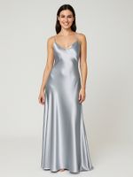 Атлас сатин 67 г/м², 150 см / 3 метра, AS.27, серый