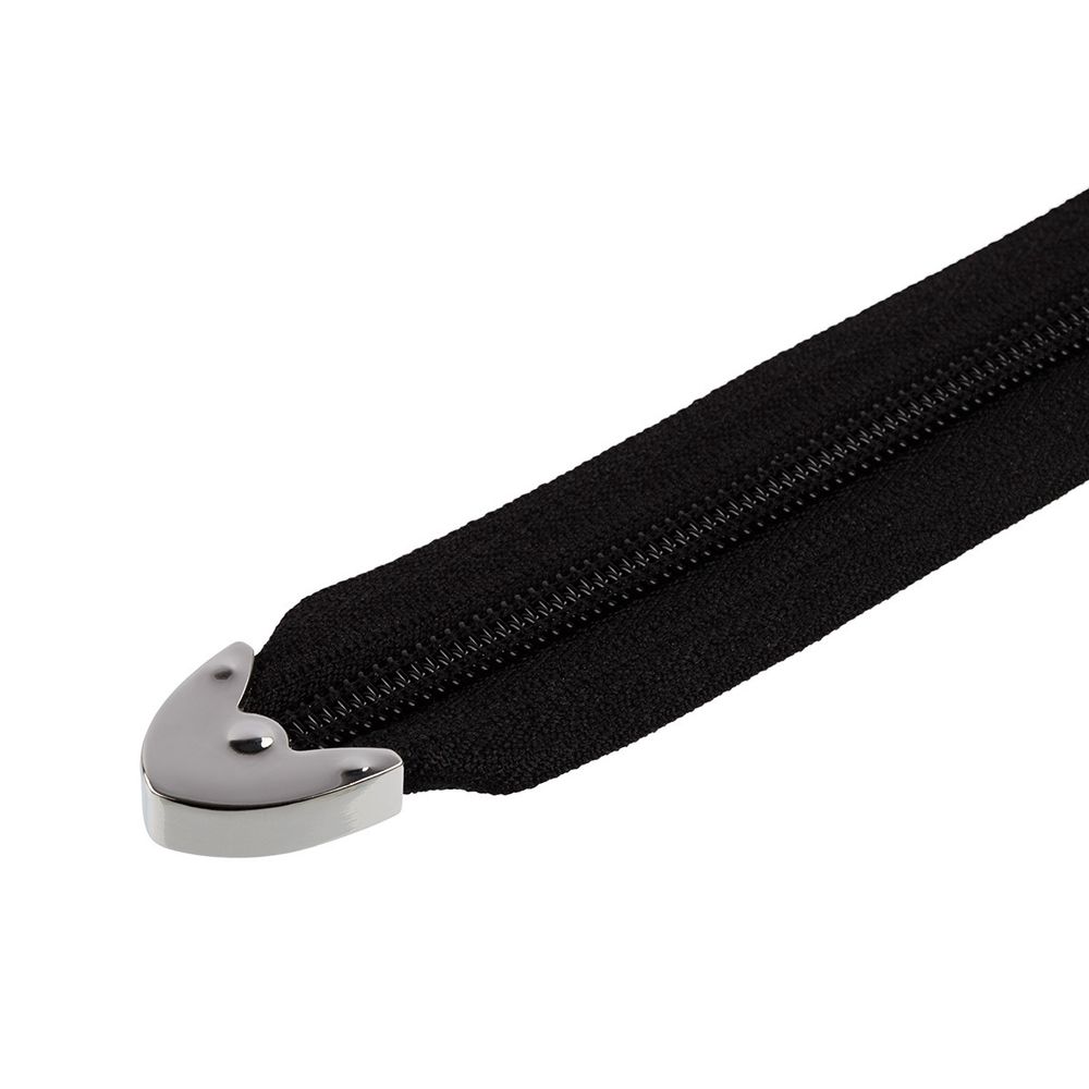 Наконечник для молний 22 мм, 22х20х5 мм, 5 шт, 01 никель, Gamma LTZ-02