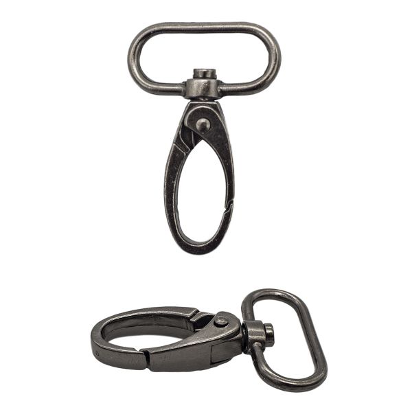 Карабин металл 25.0 мм (48х32 мм), 2 шт, чер.никель, 0325-0037 Hobby&Pro