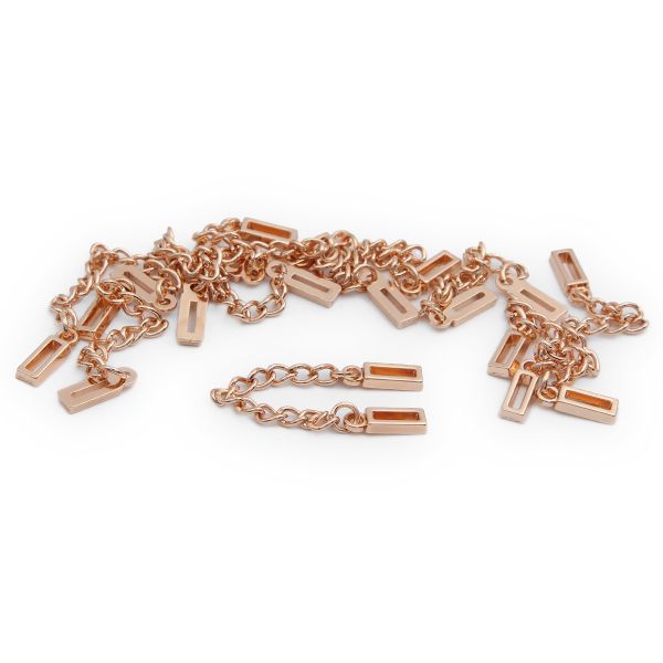 Цепочка-вешалка для верхней одежды 70 мм, золото цв.02, ГДЖ1514, 10 шт