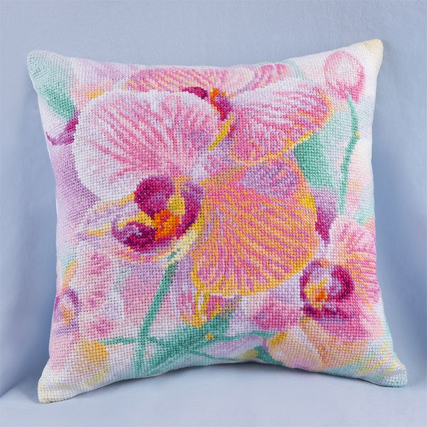 Набор для вышивания нитками Panna, Подушка Откровение, 30х30 см