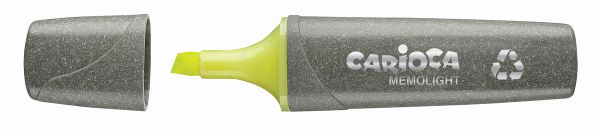 Набор текстовыделителей экологичных Memolight 2 мм, 4 цв., 4 шт, перо скошенное, 43098, Carioca