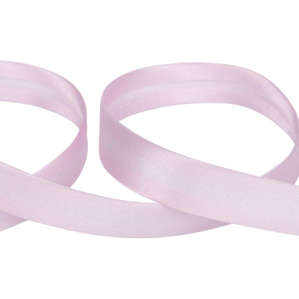 Косая бейка атласная 15 мм / 132±1 метра, В091св.сиреневый, NGK-15P