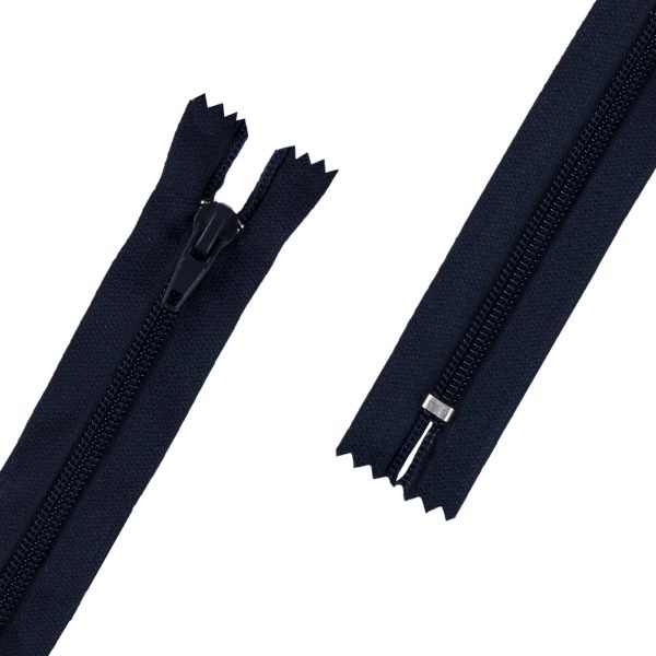 Молния спираль (витая) Т5 (5 мм) 1 зам., н/раз., 20 см, 318 т.синий, NON Blitz, 100 шт