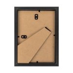 Рамка для картины (фото) пластик с оргстеклом 15х21 см, черный, Gamma ПРК-20