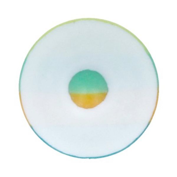 Пуговицы на ножке блузочные 11 мм, 36 шт, А001/С191 радуга зеленый, Gamma LQ 0006