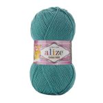 Пряжа Alize (Ализе) Cotton Gold / уп.5 мот. по 100 г, 330м, 156 синее море