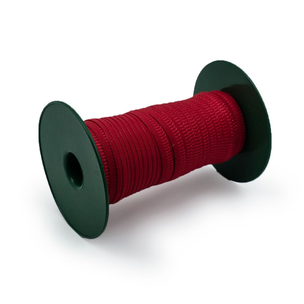 Резинка бельевая (ажурная) 10.0 мм / 50 метров, красный, 0310/49