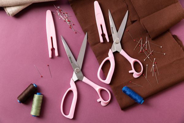 Ножницы закройные (портновские) 23 см, Micron, VIT-38, с защитным колпачком