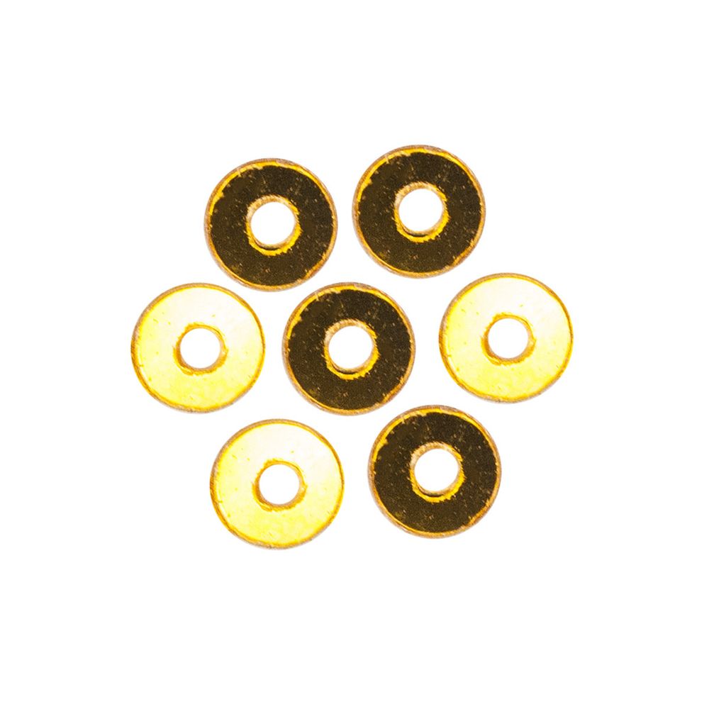 Пайетки плоские 3 мм, упак. 10 гр, Астра, A1 золото, уп.10 шт