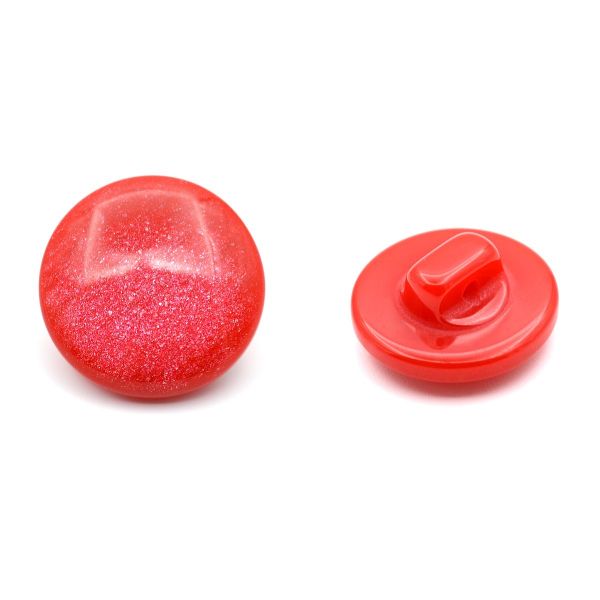 Пуговицы на ножке 22L (14мм), пластик (col.08 ярко-красный), 72 шт, CR P-45