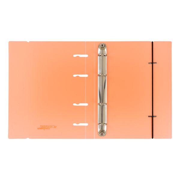Папка-обложка для сменного тетрадного блока на 4 кольцах A5+ 700 мкм 20 мм, 1 шт, ⌀- 20 мм, оранжевый EC21140012, Expert Complete EC21140012